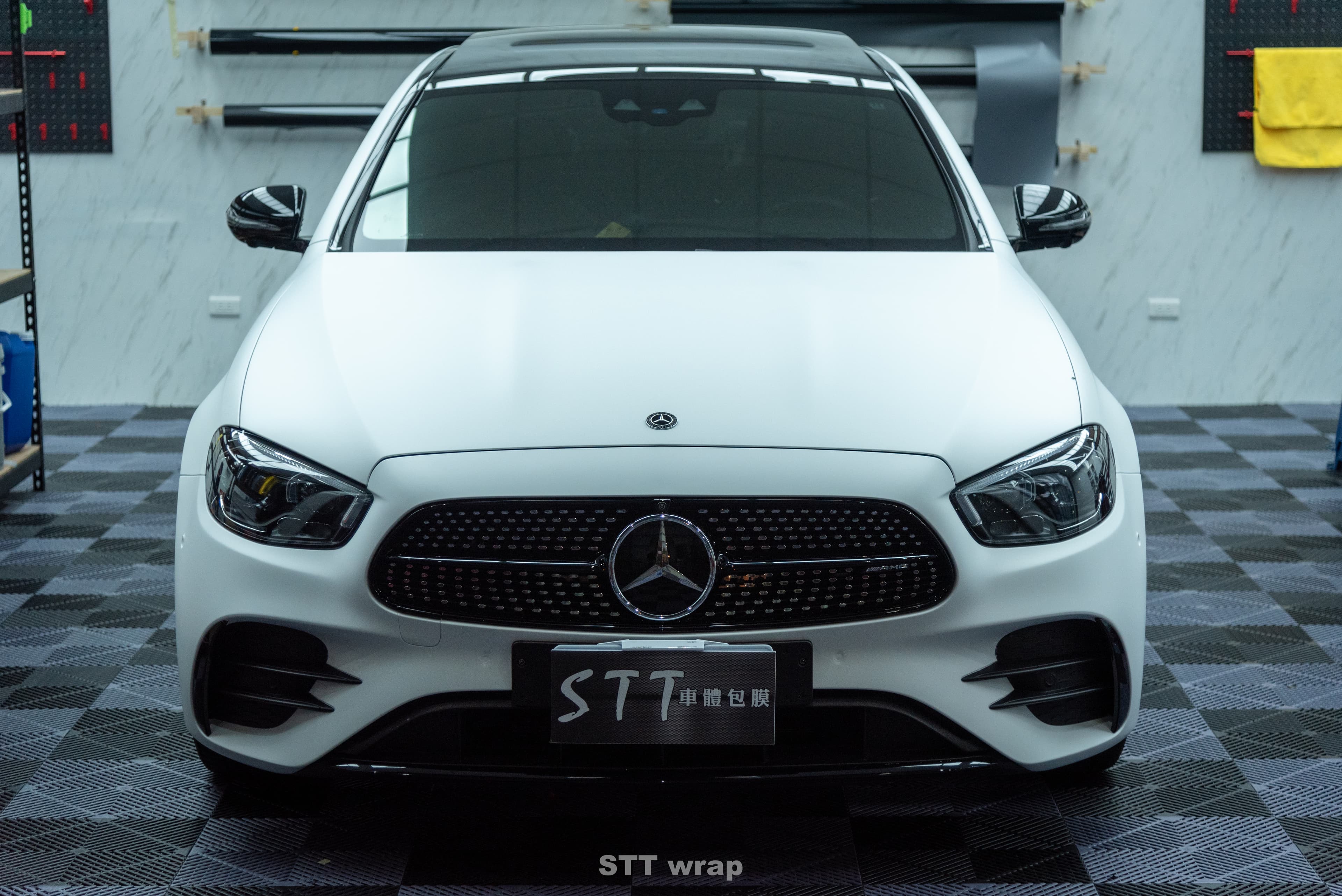 Benz E Class 全車消光白 - 1