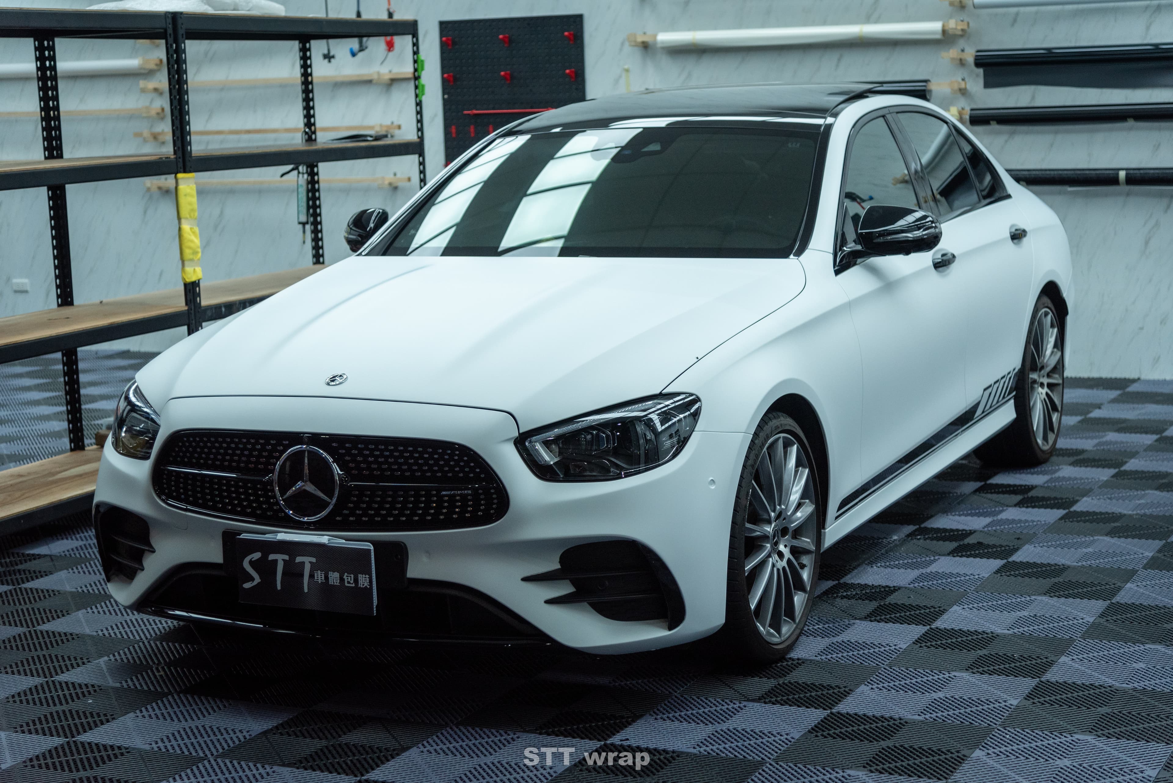 Benz E Class 全車消光白 - 2