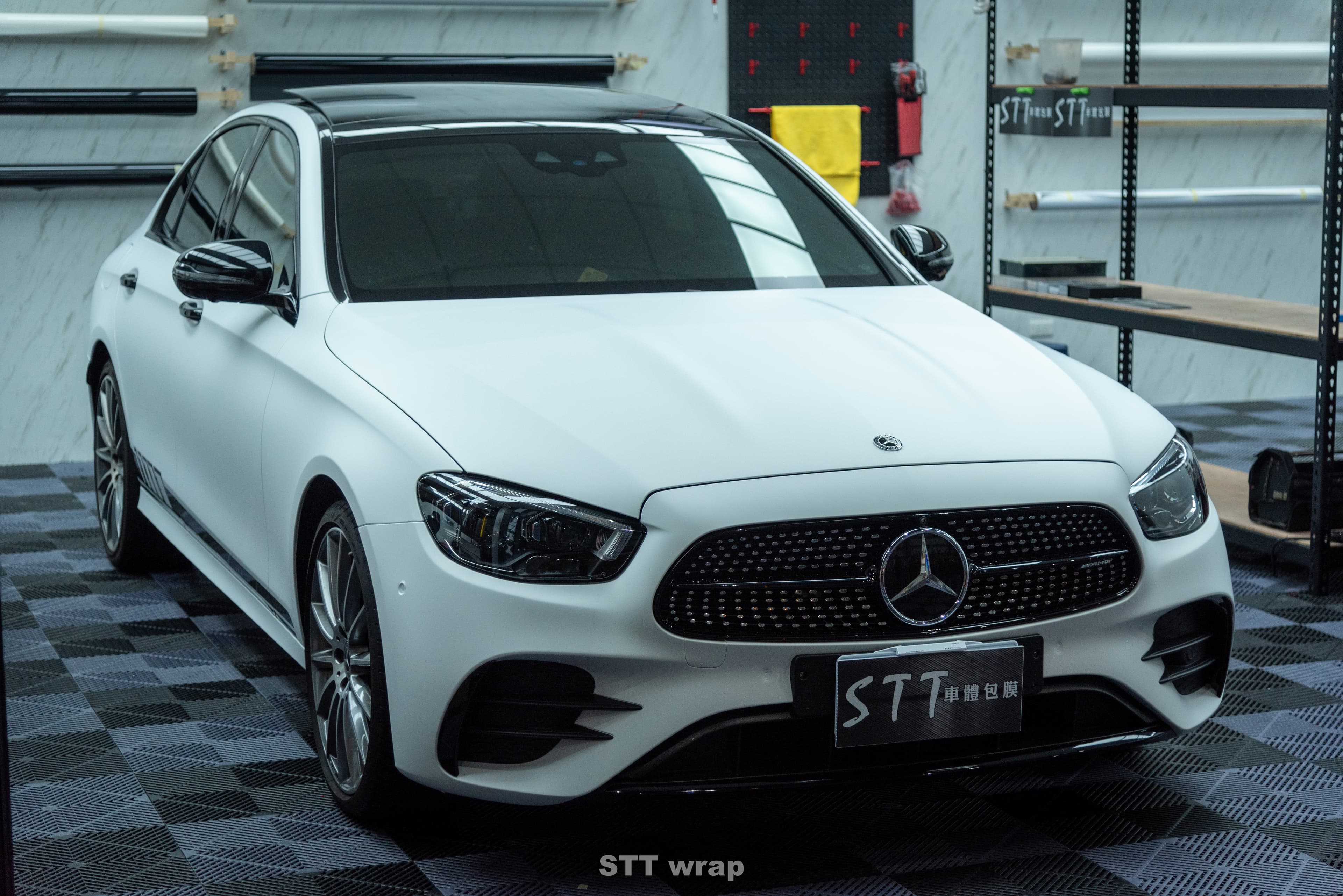 Benz E Class 全車消光白 - 3