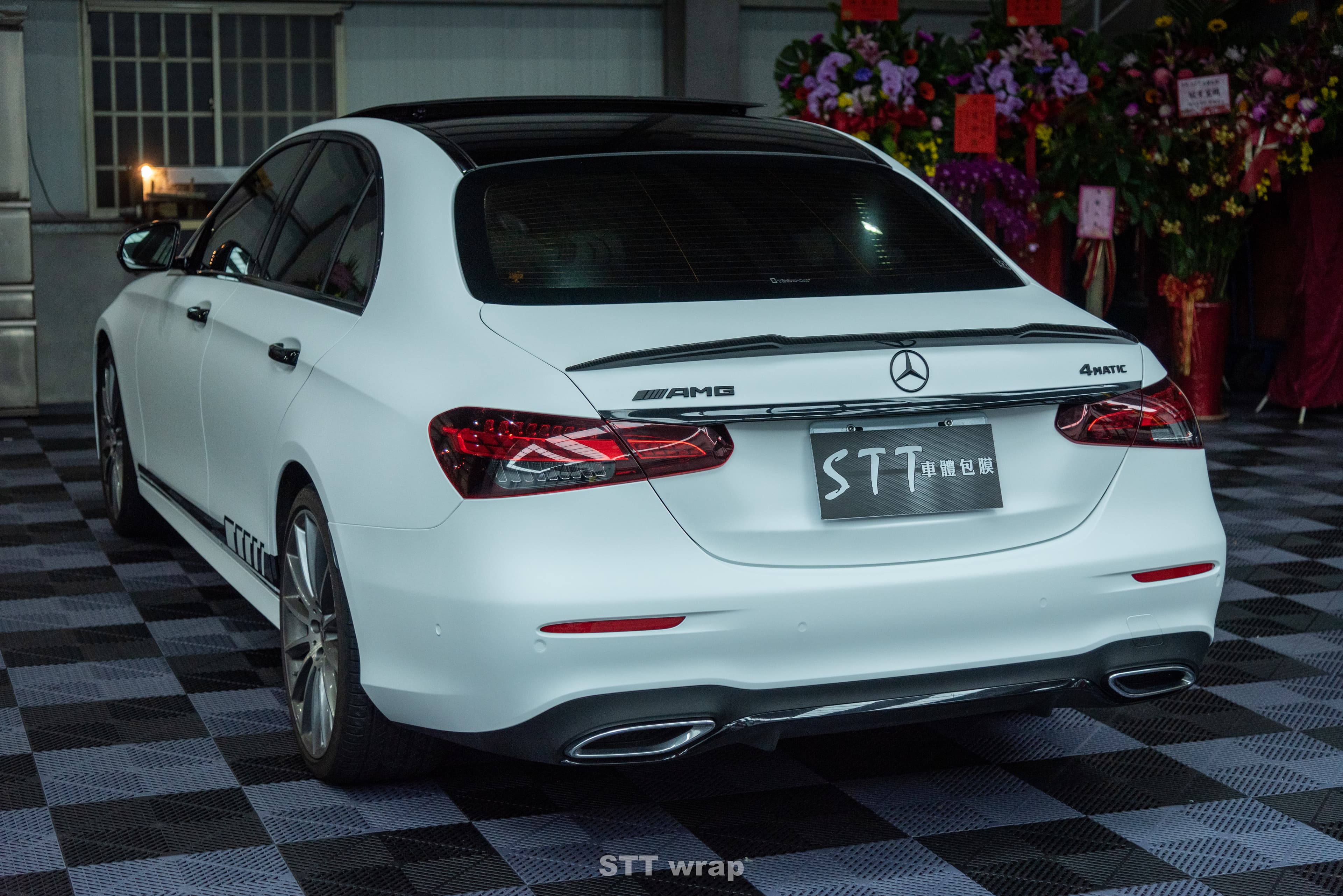 Benz E Class 全車消光白 - 32