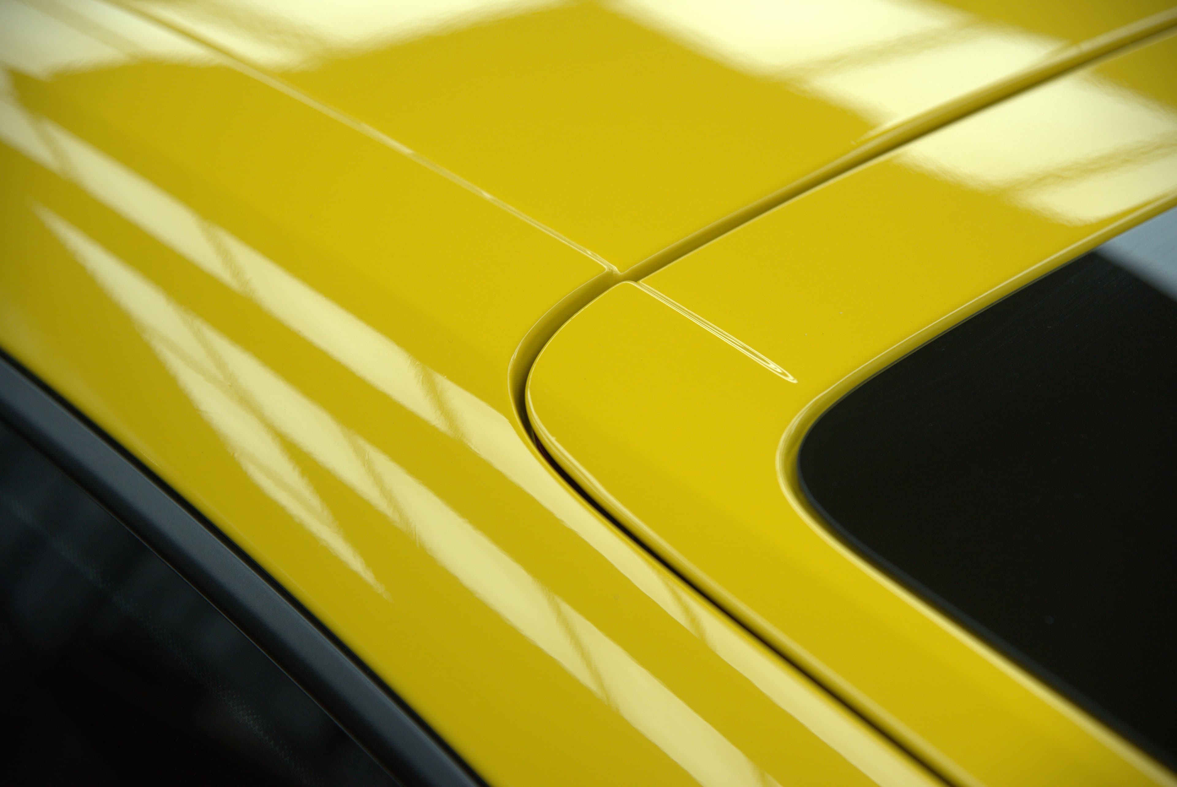 Porsche 718 Cayman S 全車改色 螢光黃 - 4