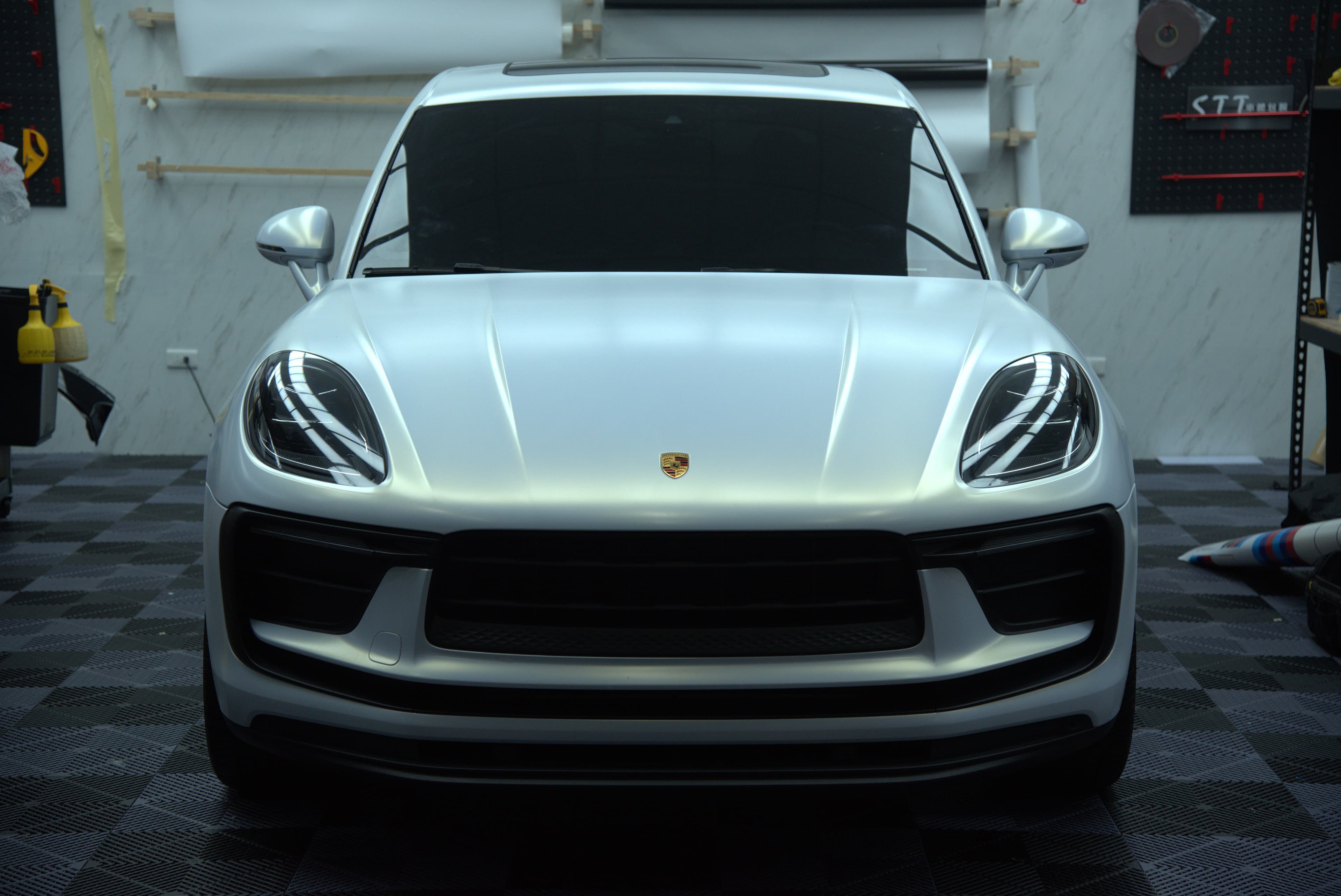 Porsche Macan 全車消光白 - 2