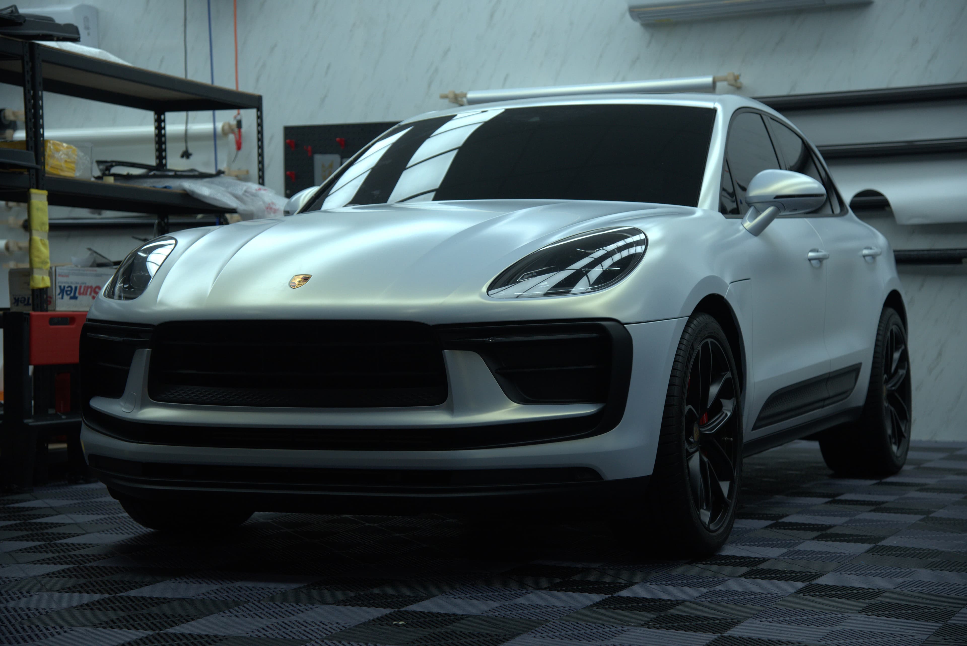 Porsche Macan 全車消光白 - 4